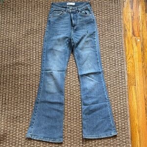Bershka High Rise Flared Jeans